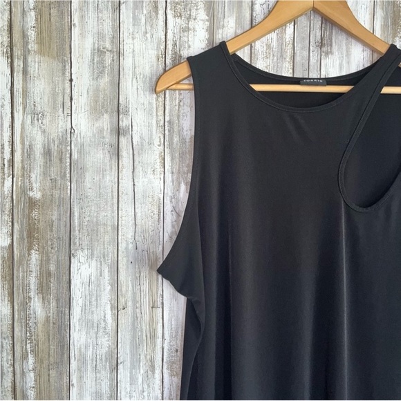 Torrid Studio Knit High Neck Asymmetrical Cut Out Blouse - Picture 4 of 7